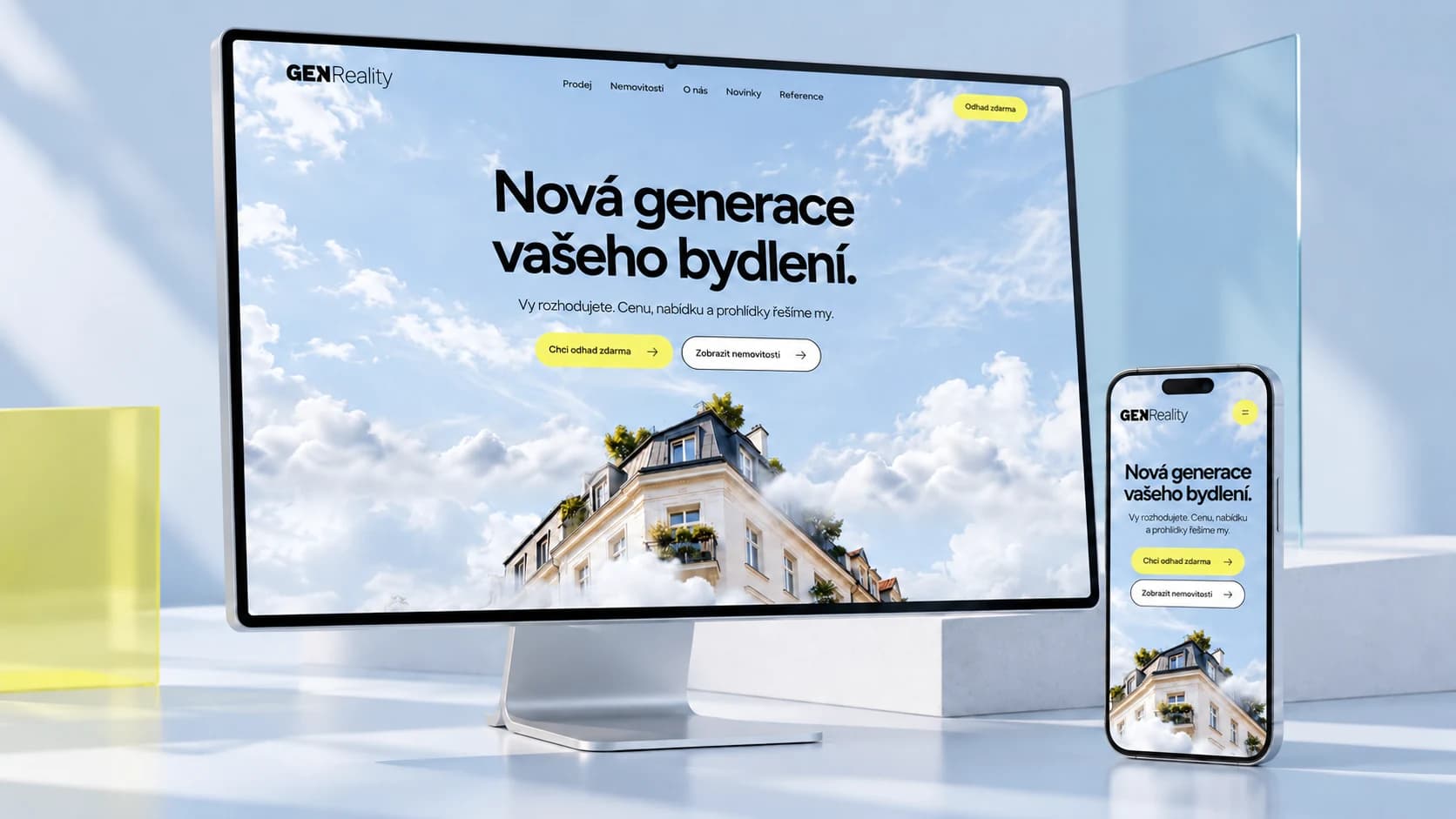 Prezentace webu GEN Reality